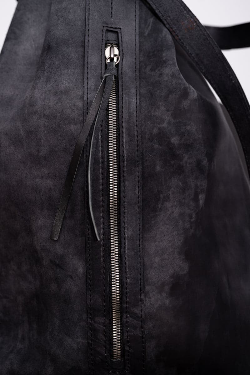 Tagliovivo | Sacco | Extravaganter Lederbeutel in schwarz