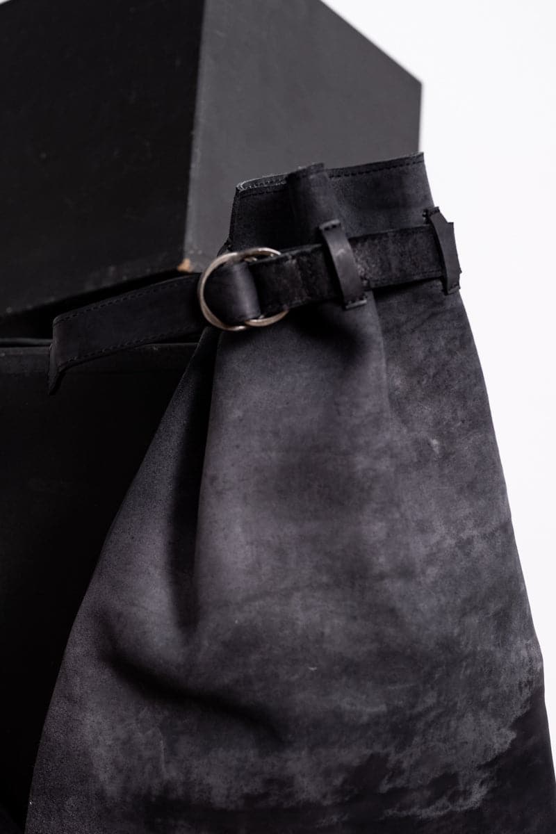 Tagliovivo | Sacco | Extravaganter Lederbeutel in schwarz