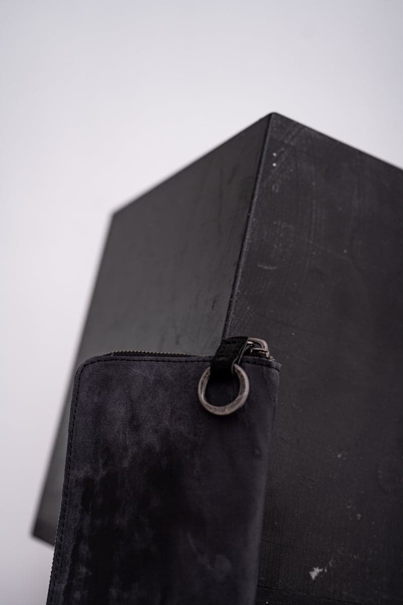 Tagliovivo | Zipped Wallet | Leder Geldbörse mit vielen Fächern in schwarz