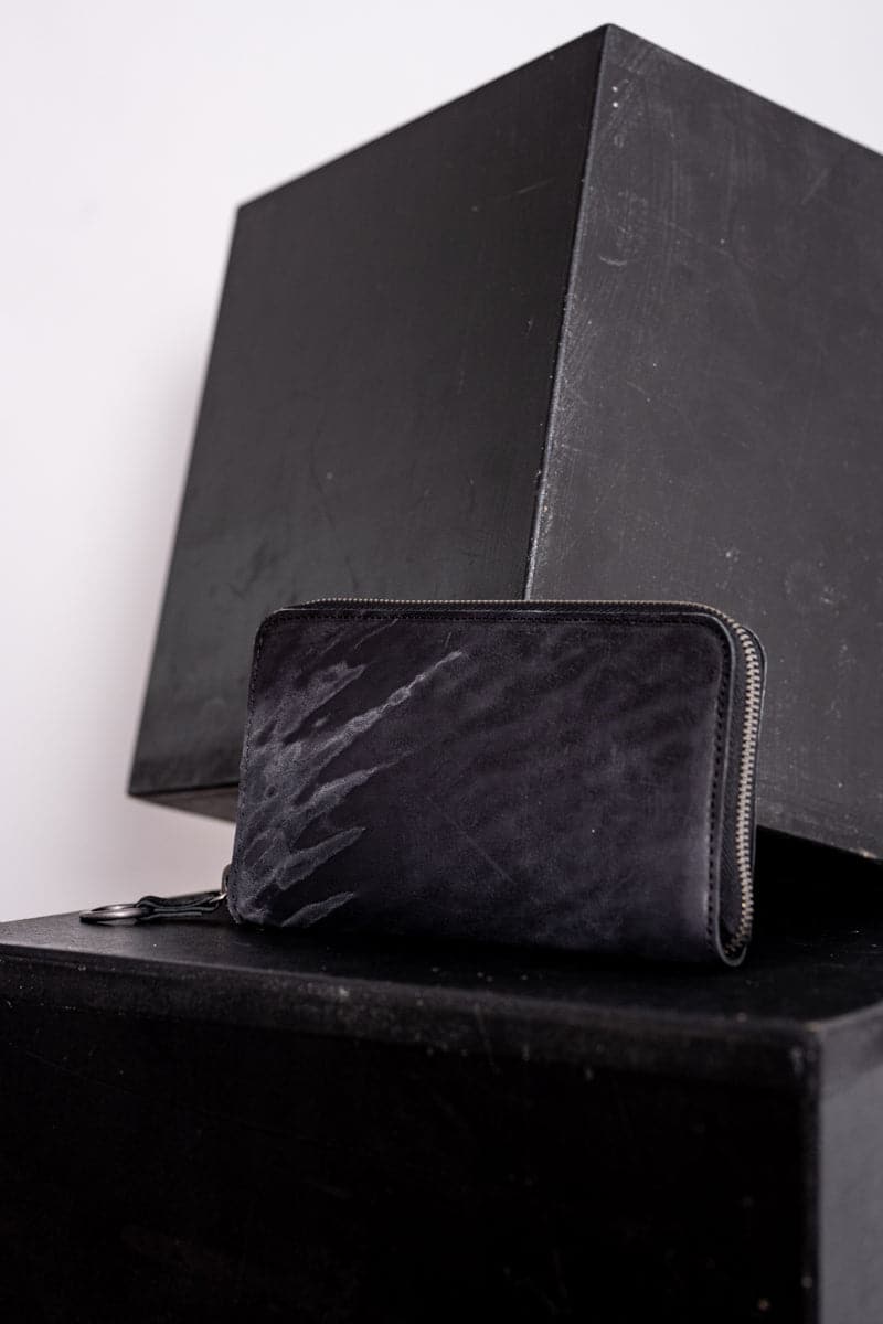Tagliovivo | Zipped Wallet | Leder Geldbörse mit vielen Fächern in schwarz