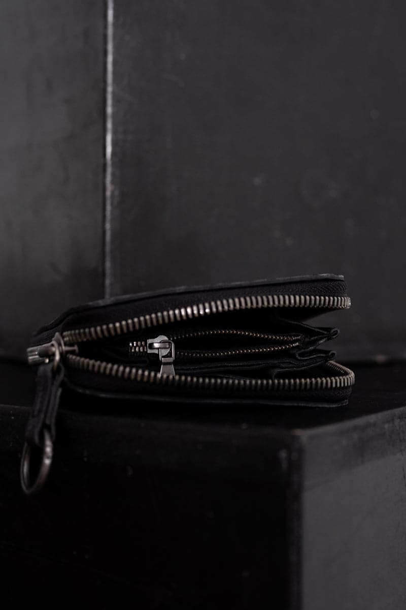 Tagliovivo | Zipped Wallet S | Leder Geldbörse für das Nötigste in schwarz