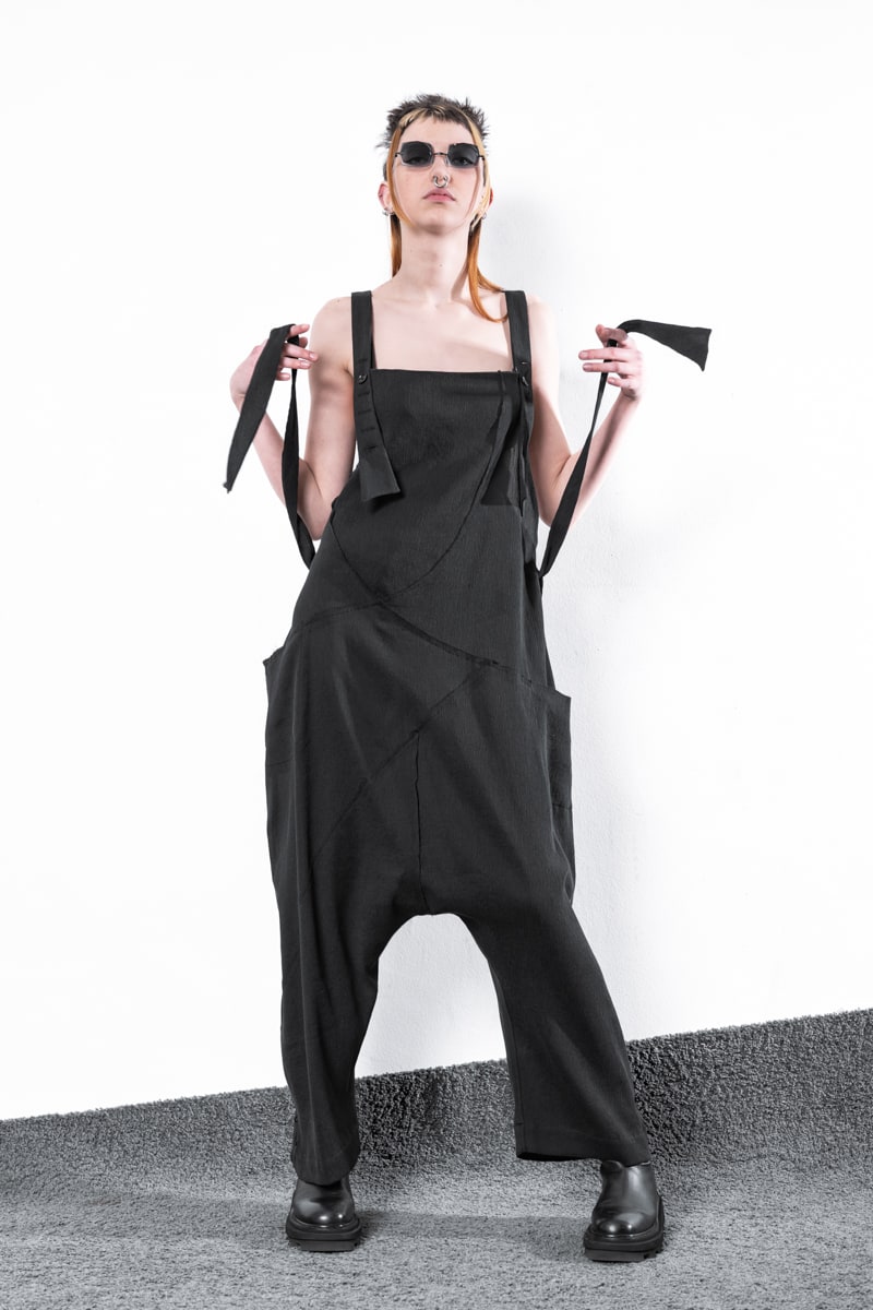Silk clothing for women in avant-garde fashion
