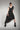 eigensinnig wien | Artemis | Experimentelles Designer Seidenkleid für Damen in Schwarz