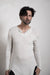 eigensinnig wien | Artmann | Asymmetrischer, leichter Pullover aus Bambus in weiß