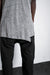 eigensinnig wien | Artmann | Ausgefallenes Long Fit T-Shirt aus Leinen in Grau meliert