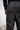 eigensinnig wien | Bentham | Schmale Hose mit tiefem Schritt aus beschichteter Baumwolle in schwarz