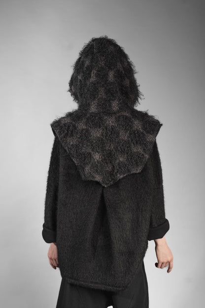 eigensinnig wien | Bingen | Ausgefallene Designer Balaclava aus Mohair in Schwarz