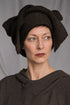 eigensinnig wien | Bracke | Designer-Beanie aus Schurwollmix mit braunem Streifenmuster