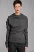 eigensinnig wien | Bridewell | Asymmetrischer Damenpullover aus Wollmix-Jersey