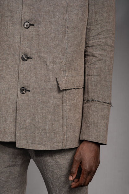 eigensinnig wien | ChiPop | Außergewöhnlicher Designer-Herrenanzug aus hochwertigem Leinen