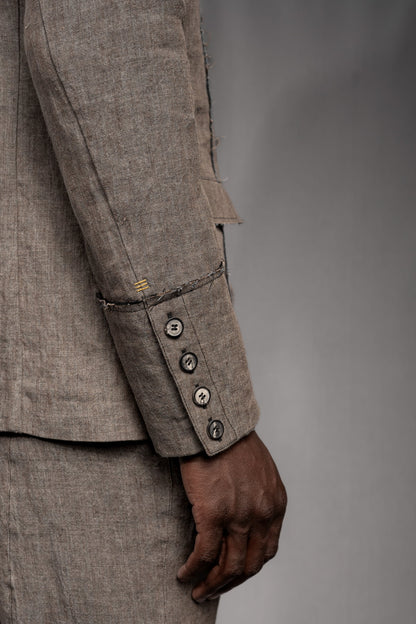 eigensinnig wien | ChiPop | Außergewöhnlicher Designer-Herrenanzug aus hochwertigem Leinen