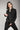 eigensinnig wien | Chomsky | Extravagante Designer Leinenbluse in Schwarz für Damen