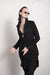 eigensinnig wien | Christie | Eleganter, leichter Damenblazer aus feiner Baumwolle in schwarz