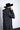 eigensinnig wien | Comte | Außergewöhnlicher Avantgarde Mantel mit großer Kapuze für Damen und Herren in grau