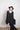 eigensinnig wien | Dante | Extravagante Damenjacke mit ungewöhnlichen Details aus weichem Rayon in schwarz