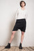 eigensinnig wien | Diderot Cropped | Avantgardistische kurze Hose in schwarz