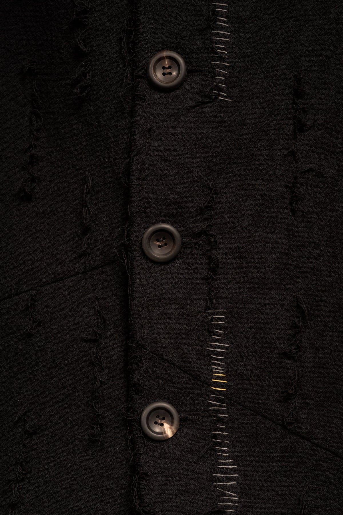 eigensinnig wien | Edgar | Nonkonformistischer Designer Herrenmantel aus grauer Baumwolle