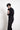 eigensinnig wien | Freud | Schwarzes, langarm Designer Herrenhemd mit kleinem Kragen aus Baumwolle