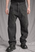 eigensinnig wien | Gassenhauer | Avantgardistische Designer Baggy Jeans aus Baumwolle in Dirty Grey