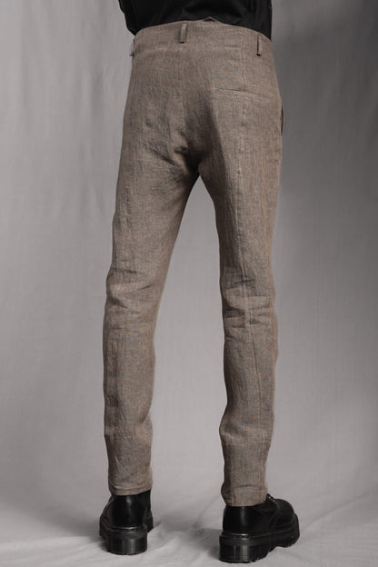 eigensinnig wien | Gropius | Designer Slim-Fit-Chinohose für Herren aus Leinen