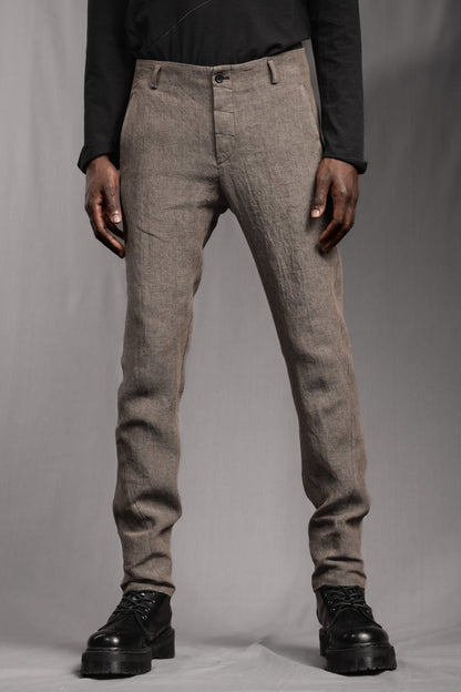 eigensinnig wien | Gropius | Designer Slim-Fit-Chinohose für Herren aus Leinen