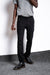 eigensinnig wien | Gropius | Schwarze Slim Fit Chinohose für Herren aus Wolle