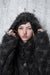 eigensinnig wien | Heraklit | Exklusiver, schwarzer Mohair Mantel für Damen im Winter