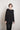 eigensinnig wien | Jelinek | Asymmetrische Damenbluse aus Leinen in schwarz