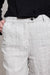 eigensinnig wien | Kierkegaard | Schmale Damen Hose aus feinem Leinen in weiß