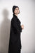 eigensinnig wien | Laozi | Ausgefallener Oversized Mantel für Damen aus Baumwolle in schwarz