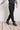 eigensinnig wien | Levinas | Unkonventionelle Hose mit tiefem Schritt aus leichter Baumwolle in schwarz