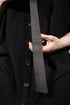 eigensinnig wien | Lilla | Schmale graue Jeans Krawatte in speziellem Design