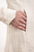 eigensinnig wien | Mayröcker | Sommerliche Damen Zipperjacke aus leichtem Leinen in beige