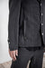 eigensinnig wien | Mises | Leichte Herren Leinenjacke mit subtilen Details in anthrazit