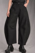 eigensinnig wien | Nin Nin A | Designer Barrel Leg Hose für Damen aus italienischer Wolle