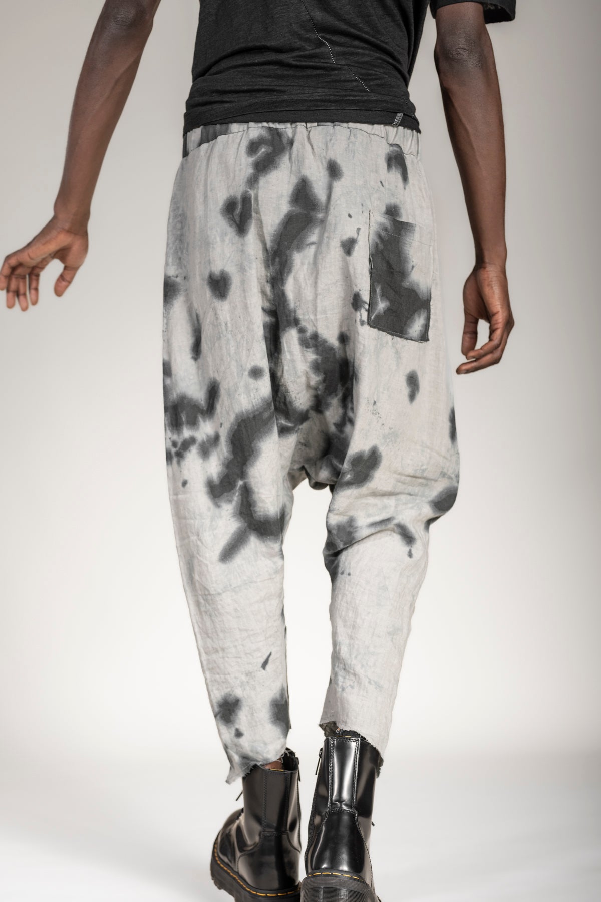 DOSLAVIDA Herren Caprihose Aus Leinen-Baumwolle – Lockere 3/4-Hose Mit Kordelzug Für Yoga & Strand (Größen XS-3XL)