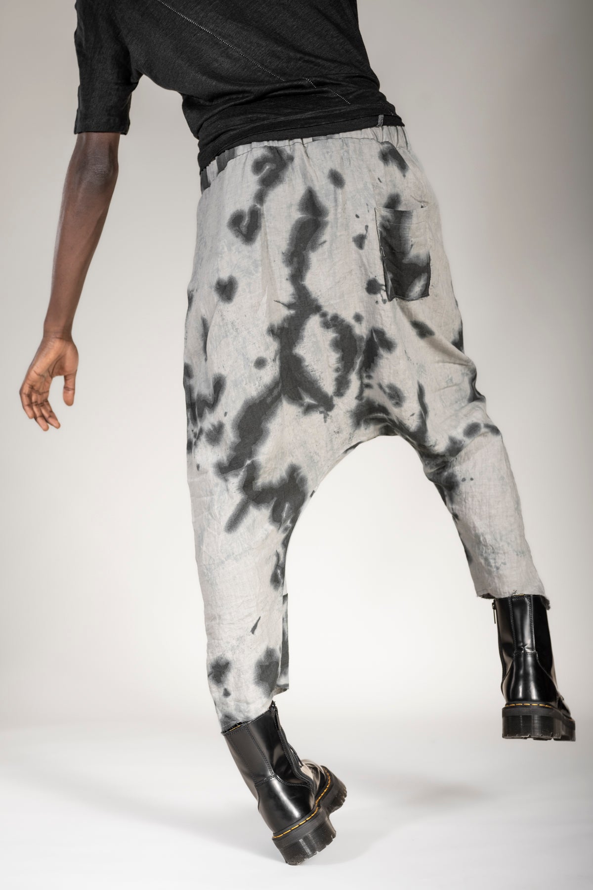 DOSLAVIDA Herren Caprihose Aus Leinen-Baumwolle – Lockere 3/4-Hose Mit Kordelzug Für Yoga & Strand (Größen XS-3XL)