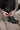 eigensinnig wien | Sloterdijk | Unkonventionelle Haremshose aus grob strukturiertem Leinen in schwarz