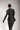 eigensinnig wien | Stein | Asymmetrischer Designer Blazer für Damen aus Leinen in Schwarz