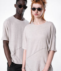 eigensinnig wien | Thaler | Designer T-Shirt für Herren und Damen aus Rayon in Beige