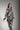 eigensinnig wien | Thoreau | Außergewöhnliche Designer Leinen Hemdjacke mit grauem Muster