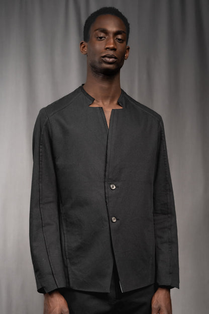 eigensinnig wien | WalQua | Schwarzer Designer Herrenanzug aus Gabardine-Baumwolle