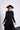 eigensinnig wien | Woolf | Extravagantes Kleid mit verspielter Silhouette in Schwarz