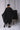 Forme d'Expression | HC010 Double Cashcot Poncho | Außergewöhnlicher Poncho-Mantel mit Gürtel aus weichem Kaschmir in schwarz