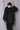 Forme d’Expression | Kimono Caban | DC038 | Außergewöhnliche Damen Winterjacke aus Wolle in schwarz/grau
