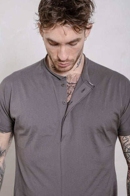 Hannibal | Adrian | Leichtes Herren T-Shirt aus feiner Baumwolle in grau