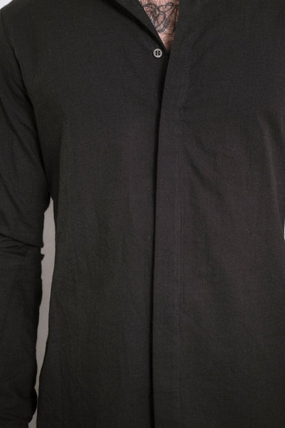 Hannibal | Jerry | Edles Herrenhemd aus feinster Baumwolle in schwarz