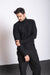 Hannibal | Niclas | Eleganter und minimalistischer Rollkragenpullover aus Lammwolle in schwarz