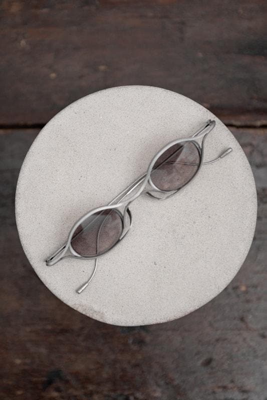 Rigards Eyewear | RG2003 | Rare Sonnenbrille aus Edelstahl-Titanlegierung in mattsilber