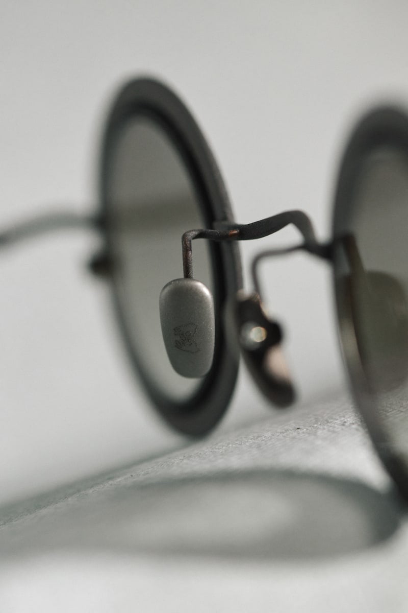 Rigards | RG1009TI | Große, runde Luxus Sonnenbrille für Damen und Herren in Grau